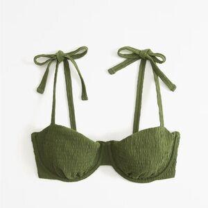 Green Curve Love Bikini Top NWT